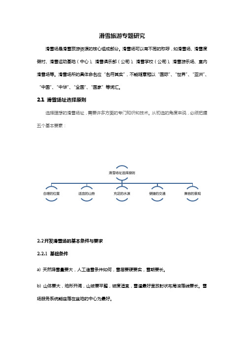 滑雪旅游专题研究