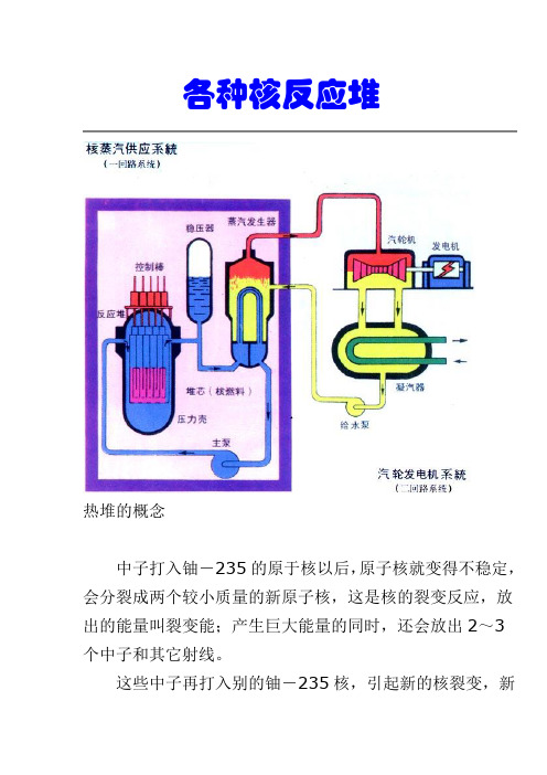 各种核反应堆