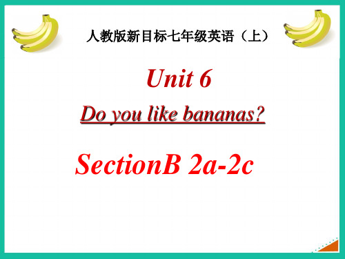 人教英语七年级上册Unit5Section B 2a-2c(共17张PPT)