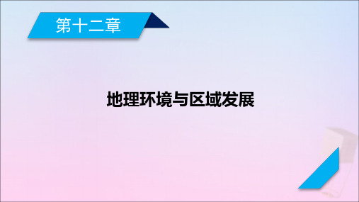 2021高考地理一轮复习第12章地理环境与区域发展第2讲地理信息技术在区域地理环境研究中的应用课件新人教版