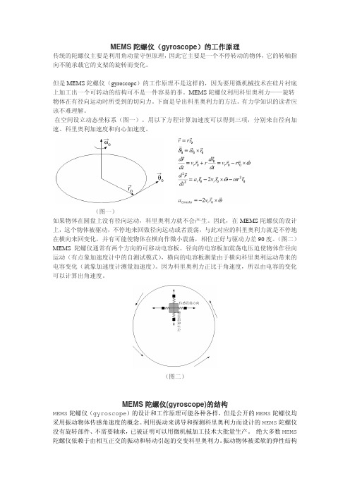 MEMS陀螺仪