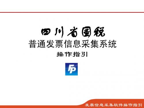 四川省国税发票信息在线采集系统