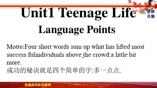 Unit1 language pointsPPT