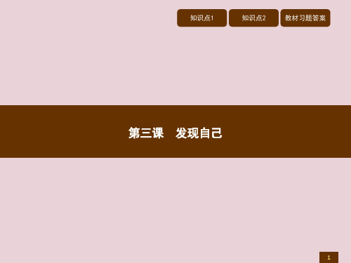 人教版道德与法治(部编版)七年级上册 3.1认识自己 (共14张PPT)