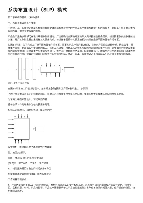 系统布置设计（SLP）模式