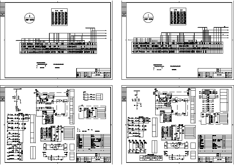 10KV配电室及变压器继电保护二次线路原理图