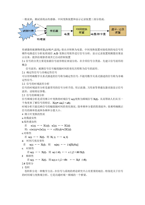 现代测试技术与信号处理_复习