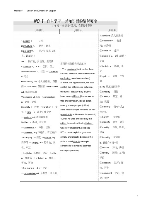 【三维设计】2017版高考英语大一轮复习教师用书外研版必修5(新)