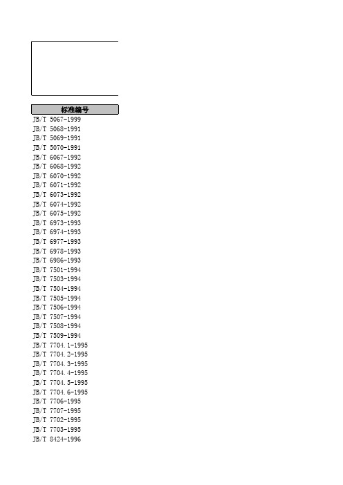 中国国家标准分类目录之