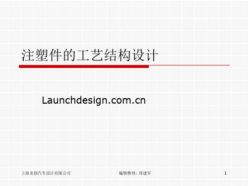注塑件的结构