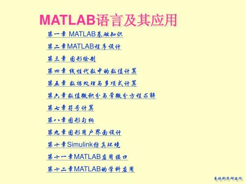 matlab第一讲