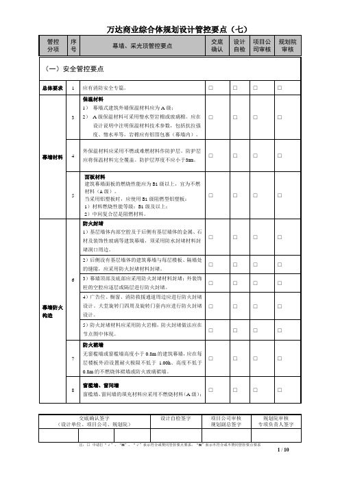 《商业综合体规划设计管控要点》(七)幕墙、采光顶