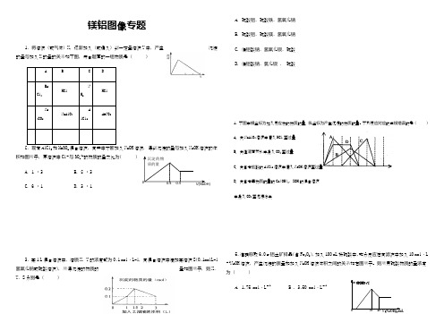 镁铝图像专题(含答案)