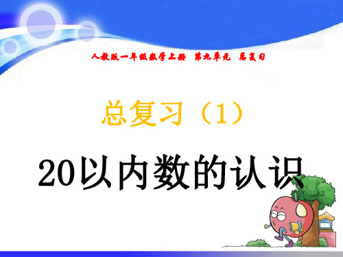 人教版一年级数学上册第九单元 总复习PPT