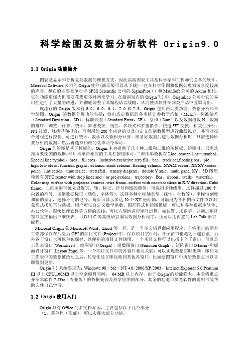 科学绘图及数据分析软件Origin的用法