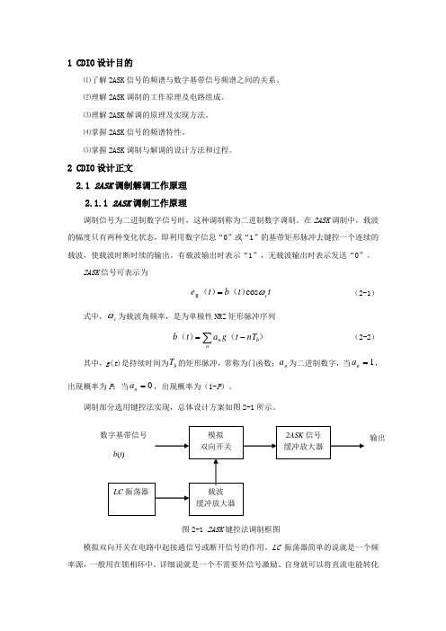 2ASK调制解调