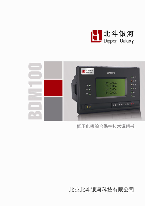 BDM100系列技术说明书