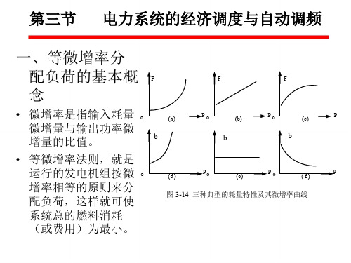 系统自动化chapter3-3电力系统的经济调度与自动调频