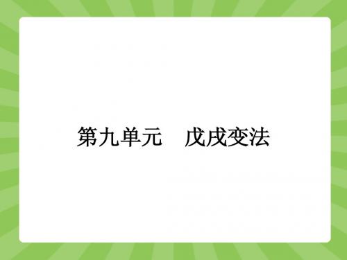 【志鸿优化设计-赢在课堂】(人教)2015高中历史选修1配套课件：9-1 甲午战争后民族危机的加深