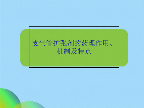 支气管扩张剂的合理使用ppt(共30张PPT)