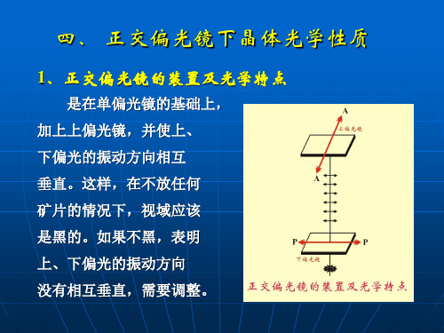 《正交偏光镜下晶体光学性质》课件