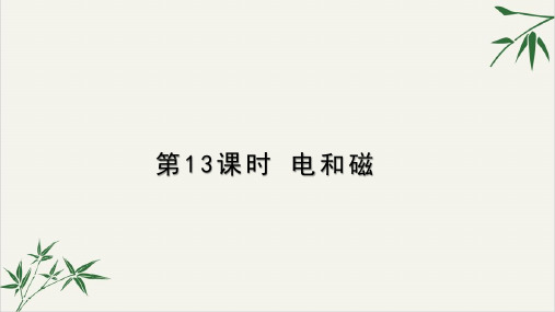 中考科学(浙教版)总复习专题复习PPT课件电和磁