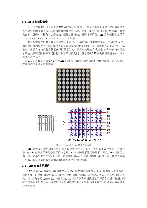 Led点阵广告牌设计显示原理及控制方式分析