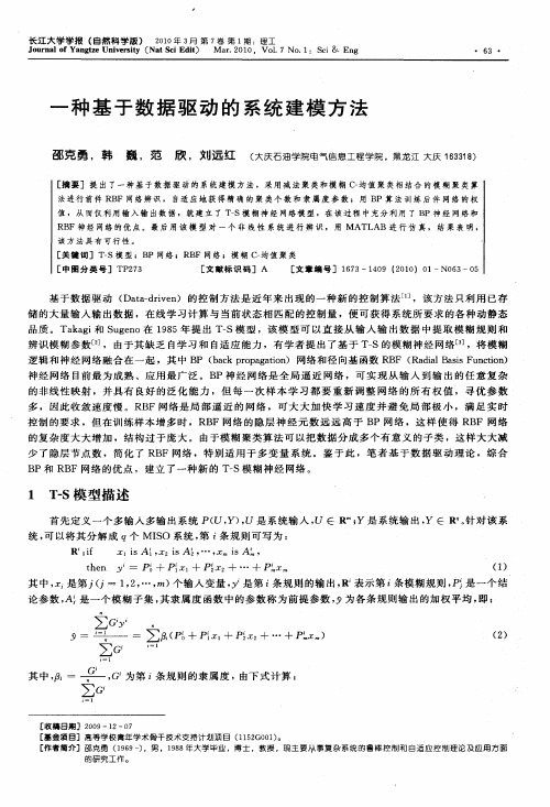 一种基于数据驱动的系统建模方法