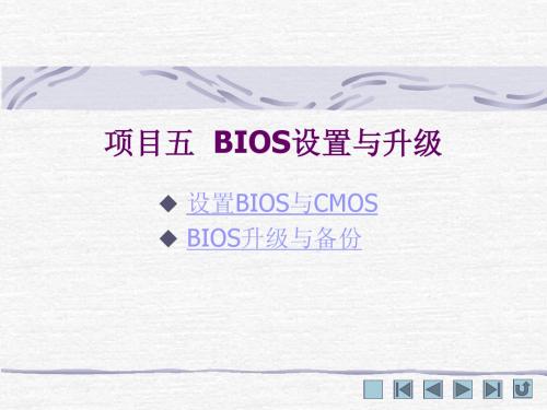 BIOS设置与升级