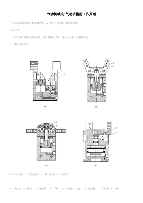 气动机械夹-气动手指的工作原理