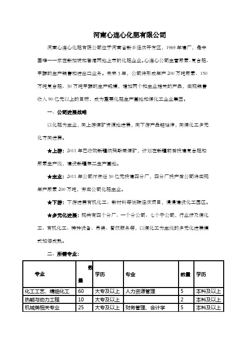 河南心连心化肥有限公司