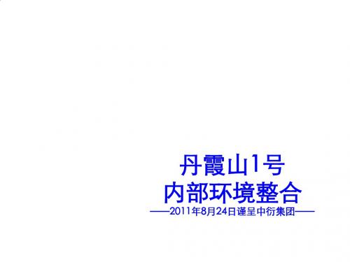 某房地产项目内部环境整合方案PPT课件( 32页)