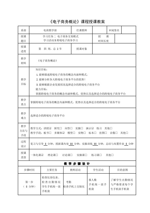 电子商务概论教案 (6)