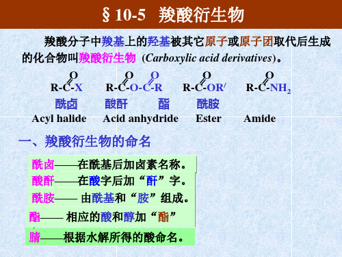 第13章.羧酸衍生物