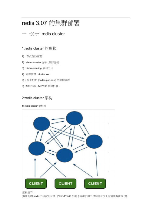 redis集群部署