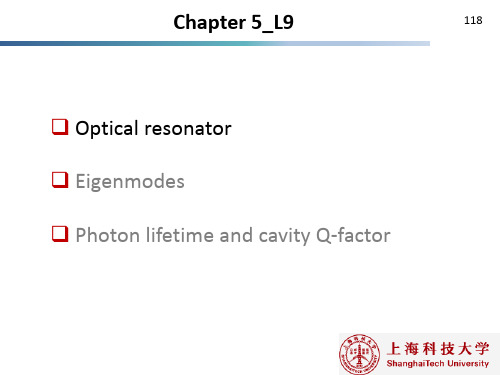 principles of lasers激光原理第5章