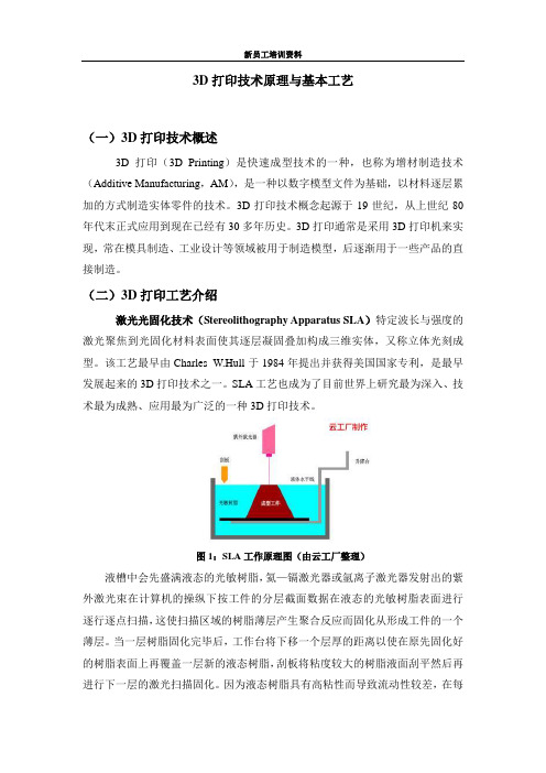 3D打印主流技术基本原理与工艺