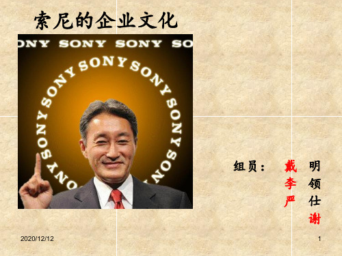 sony企业文化 ppt课件