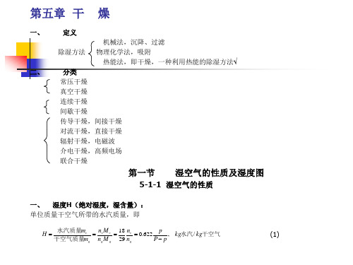 干燥计算