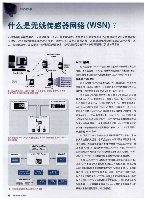 什么是无线传感器网络(WSN)？