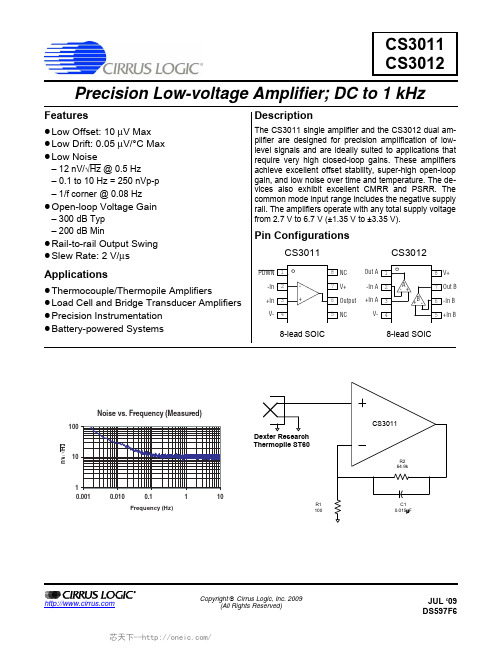 CS3012-ISZR,CS3011-ISZ,CS3011-ISZR,CDB30XX, 规格书,Datasheet 资料