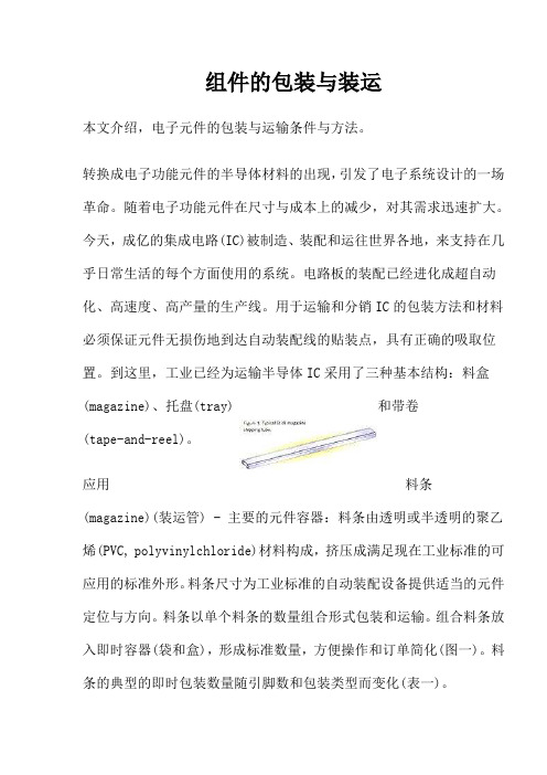 电子元件组件的包装与装运-超详细介绍