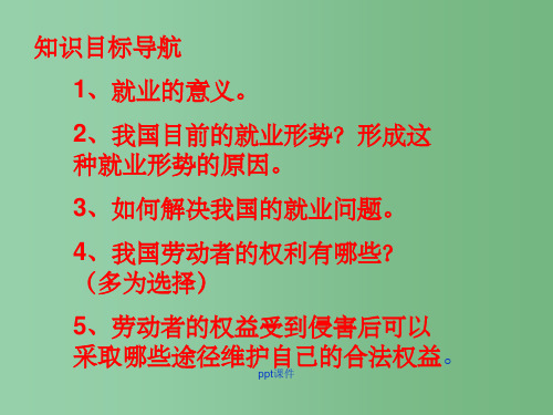 高中政治 第五课《新时代劳动者》课件 新人教版必修1