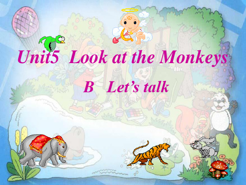 人教版五年级下册第五单元 B Let's talk
