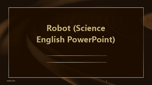 02725_Robot (Science English PowerPoint)