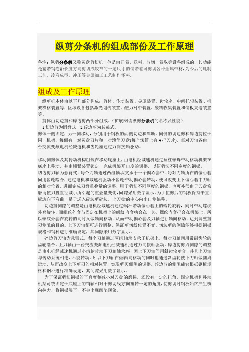 元通1650分条机原理