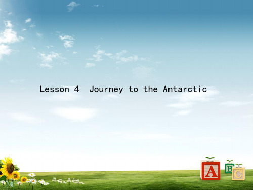 2018北师大版必修3高中英语Unit8AdventureLesson4JourneytotheAntarctic课件