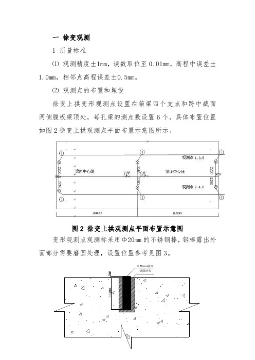 梁体徐变观测