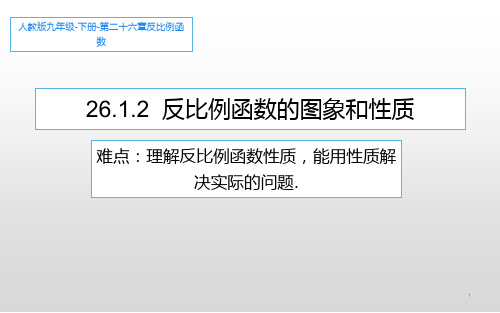 反比例函数的图象和性质 优课一等奖课件