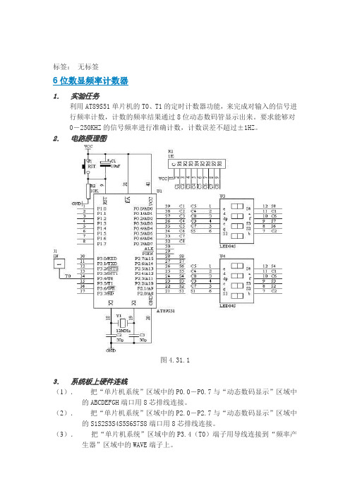 频率计数器